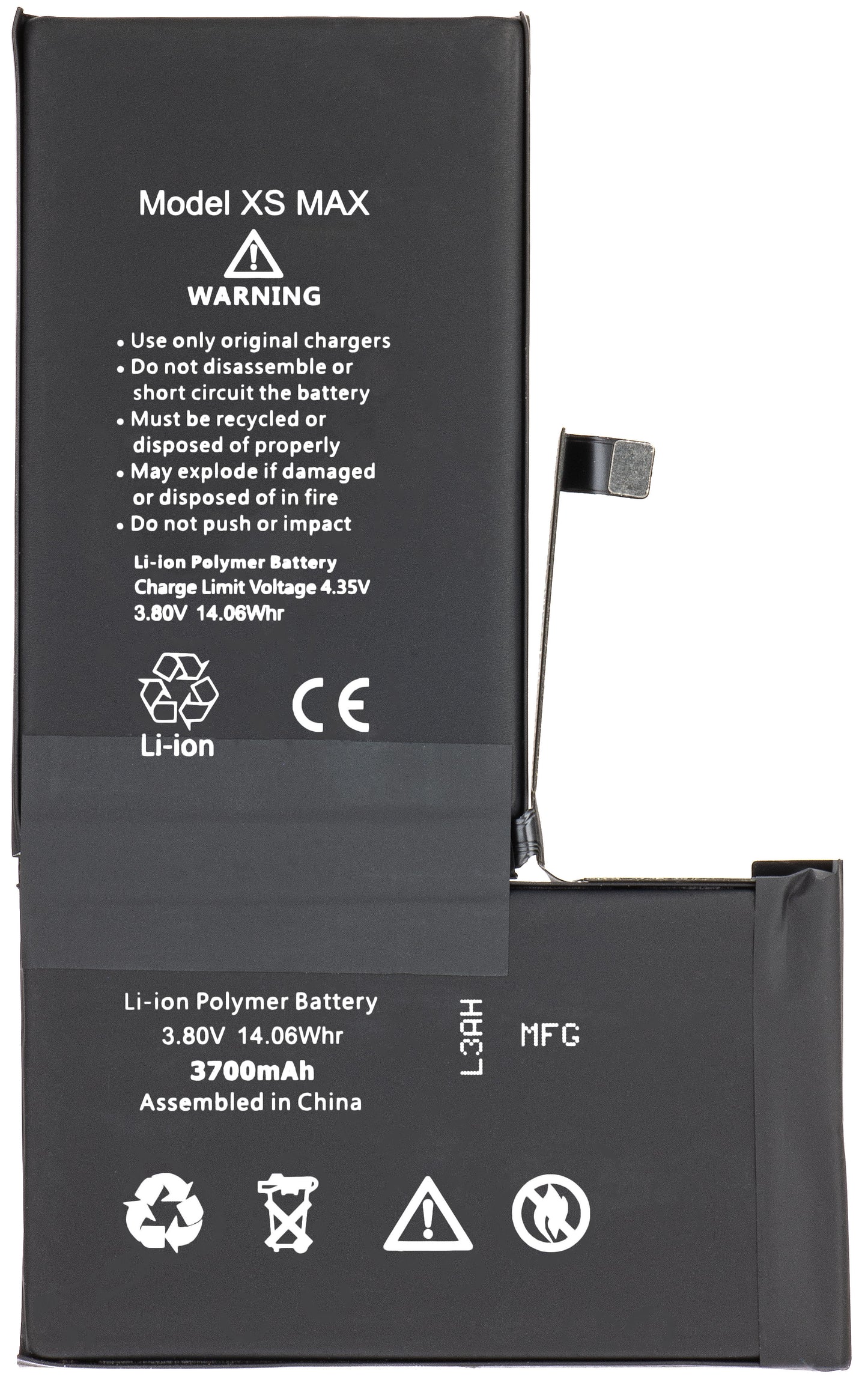 Μπαταρία Apple iPhone XS Max, υψηλής χωρητικότητας