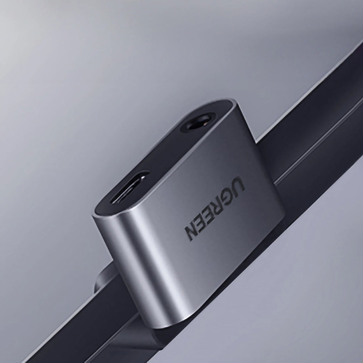 Προσαρμογέας Ήχου USB-C - 3.5mm / USB-C UGREEN CM193, Γκρι