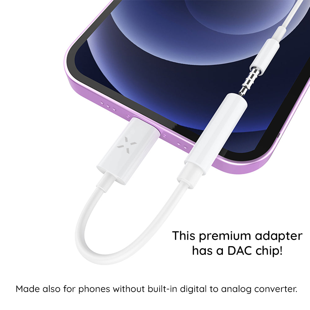 Προσαρμογέας Ήχου USB-C - 3.5mm Fixed, Λευκό