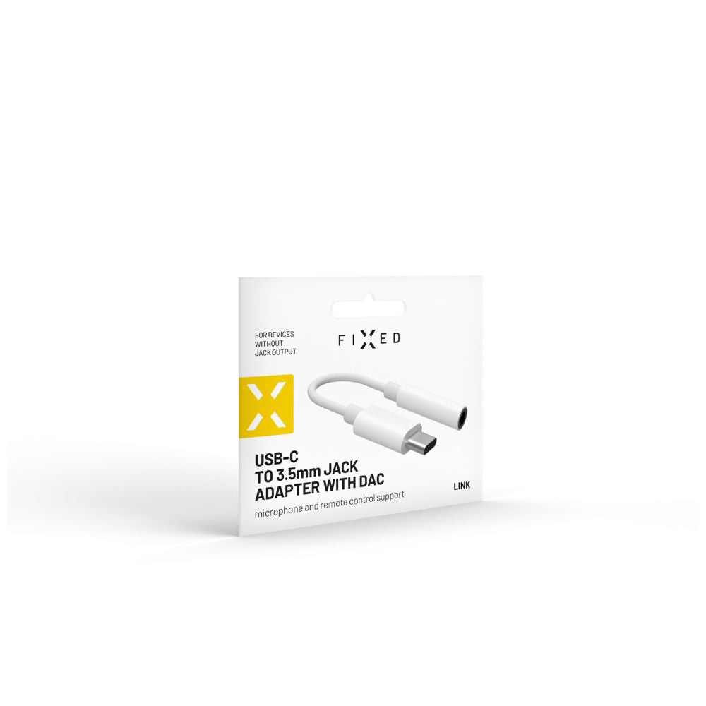 Προσαρμογέας Ήχου USB-C - 3.5mm Fixed, Λευκό