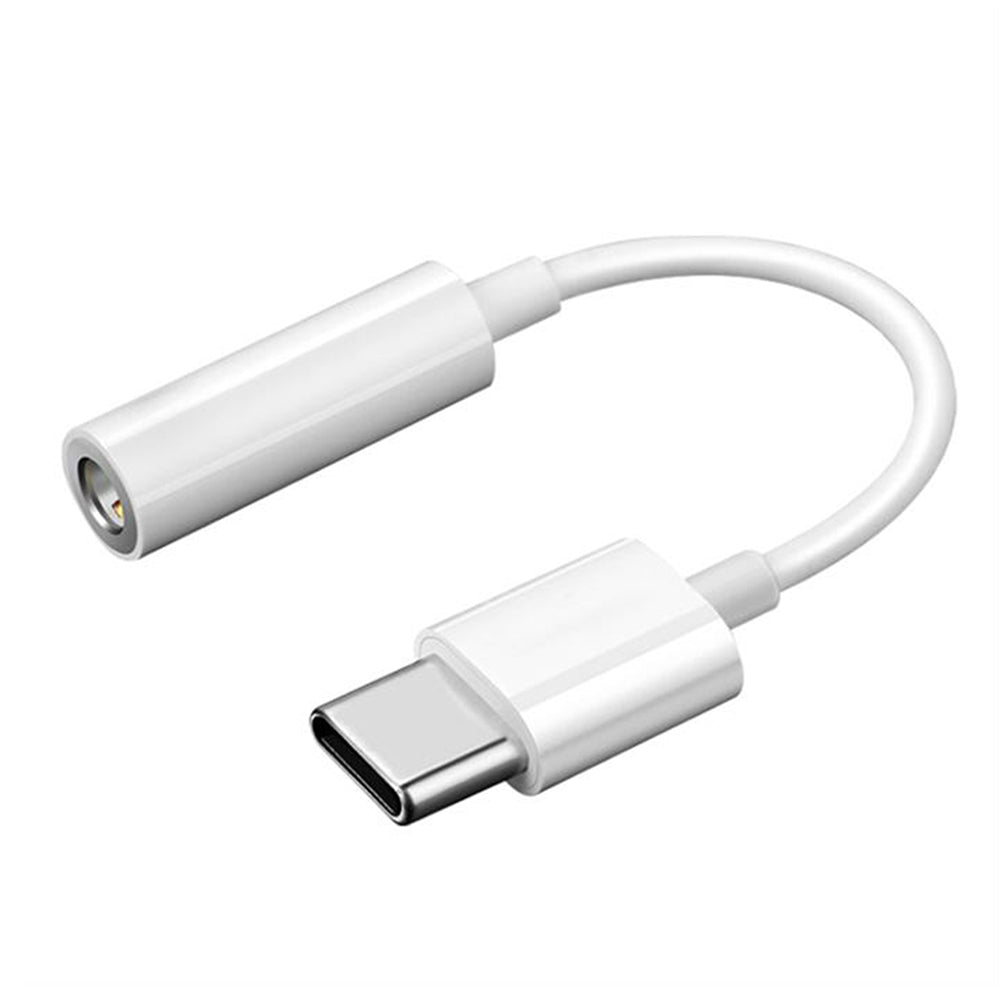 Προσαρμογέας Ήχου USB-C - 3.5mm Techsuit AC18 MusicBox, Λευκό, Σετ 2 τεμαχίων