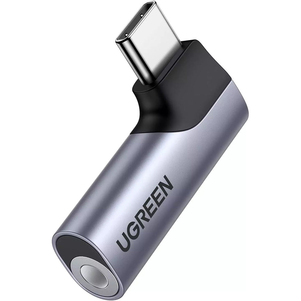 Προσαρμογέας Ήχου USB-C - 3.5mm UGREEN CM460 (20194) Γωνιακός, Γκρι