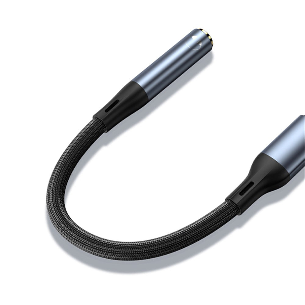 Προσαρμογέας Ήχου USB-C - 3.5mm Yesido YAU38, Μαύρο