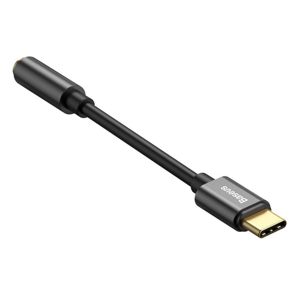 Προσαρμογέας Ήχου USB-C - 3.5mm Baseus L54, Μαύρο CATL54-01