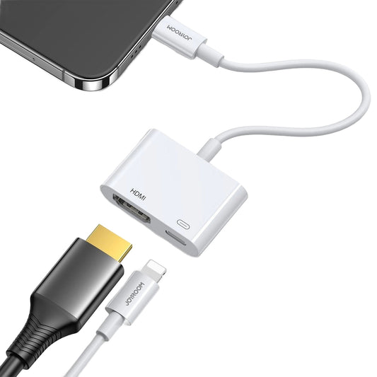 Προσαρμογέας Ήχου και Βίντεο Lightning - HDMI / Lightning Joyroom S-H141, Λευκό