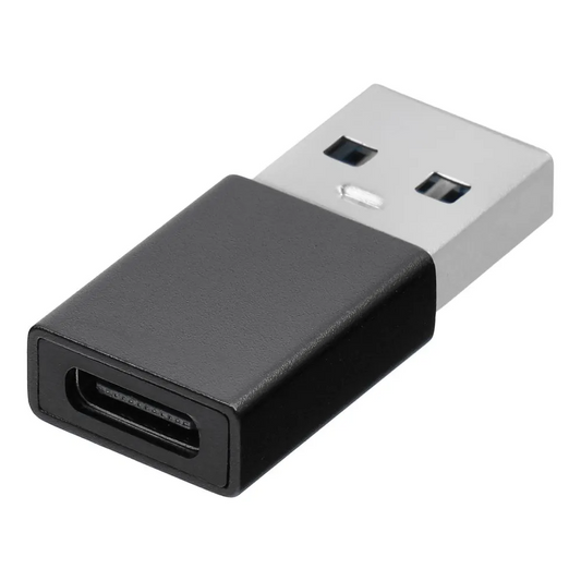 Προσαρμογέας Δεδομένων και Φόρτισης USB-C - USB-A Blue Star, Μαύρο