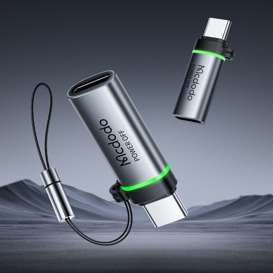 Αντάπτορας Δεδομένων και Φόρτισης Lightning - USB-C McDodo OT-6010 Power Off, Μαύρο