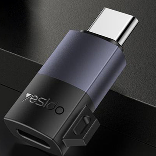 Προσαρμογέας Δεδομένων και Φόρτισης Lightning - USB-C Yesido GS28, Γκρι