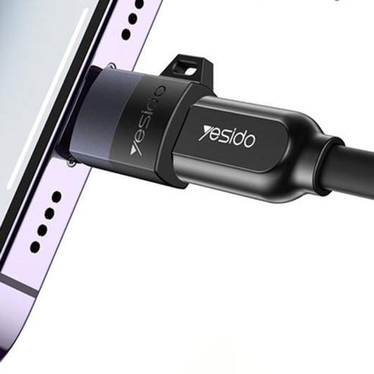 Προσαρμογέας Δεδομένων και Φόρτισης microUSB - Lightning Yesido GS30, Γκρι