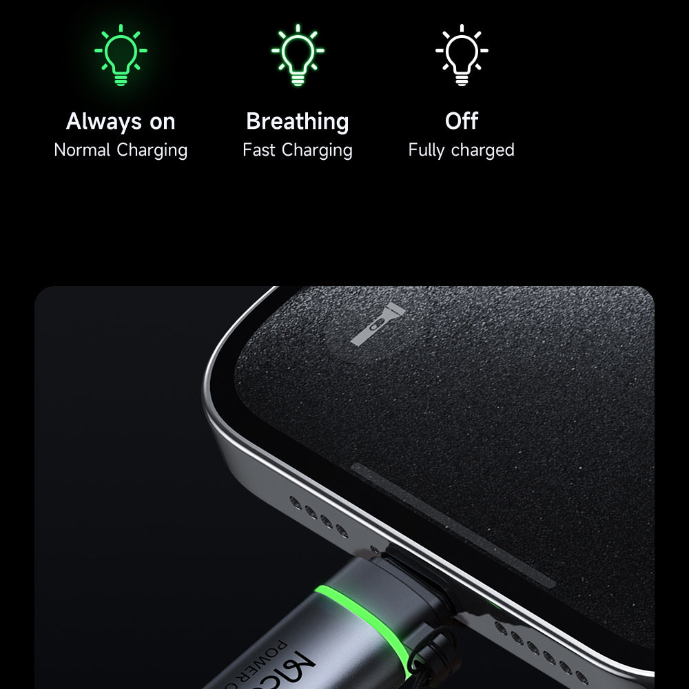 Προσαρμογέας Δεδομένων και Φόρτισης USB-C - Lightning McDodo OT-2590 Power Off, Μαύρο