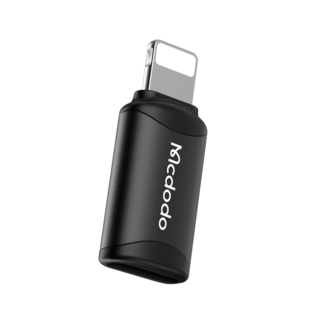 Προσαρμογέας Δεδομένων και Φόρτισης USB-C - Lightning McDodo OT-7680, Μαύρο