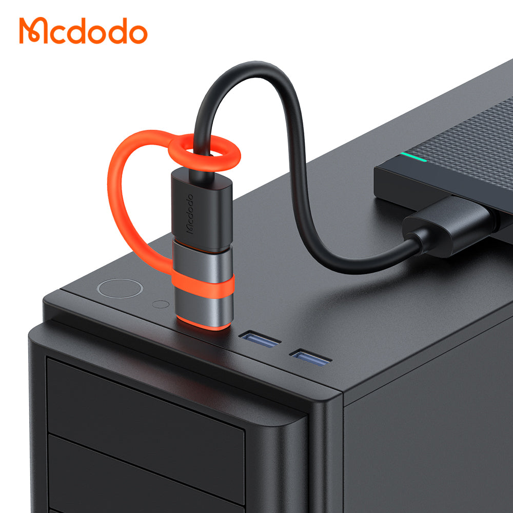 Προσαρμογέας Δεδομένων και Φόρτισης USB-C - USB-A McDodo OT-3800, Γκρι