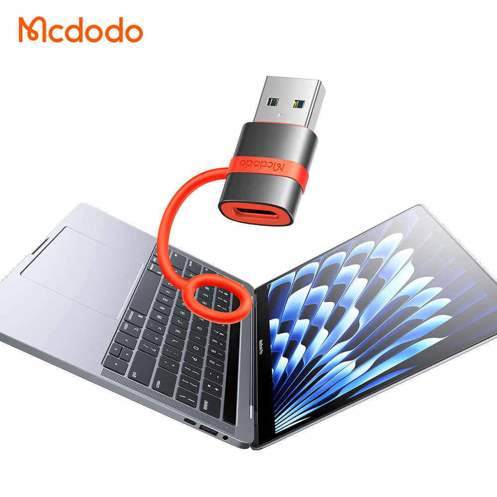 Προσαρμογέας Δεδομένων και Φόρτισης USB-C - USB-A McDodo OT-3800, Γκρι