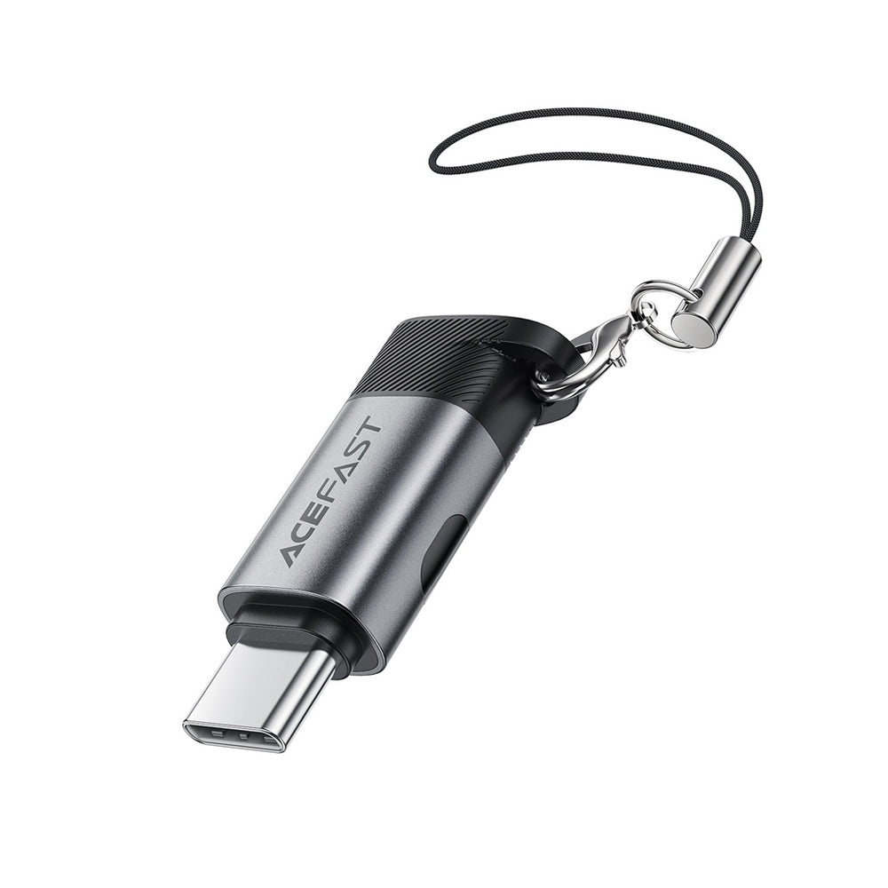 Προσαρμογέας Δεδομένων και Φόρτισης USB-C - USB-C Acefast J9 Display, Γκρι