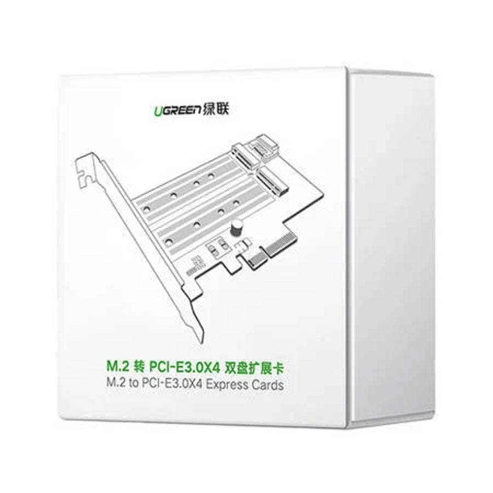 Προσαρμογέας Διεπαφής SSD UGREEN CM302 (70504), NVMe M.2 / SATA - PCIe 3.0 X4