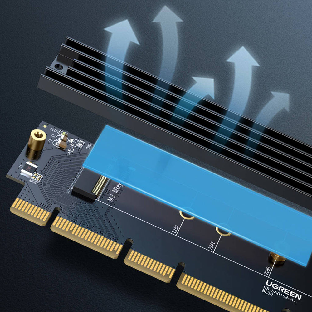 Προσαρμογέας Διεπαφής SSD UGREEN CM465 (30715), NVMe M.2 - PCIe 4.0 X4