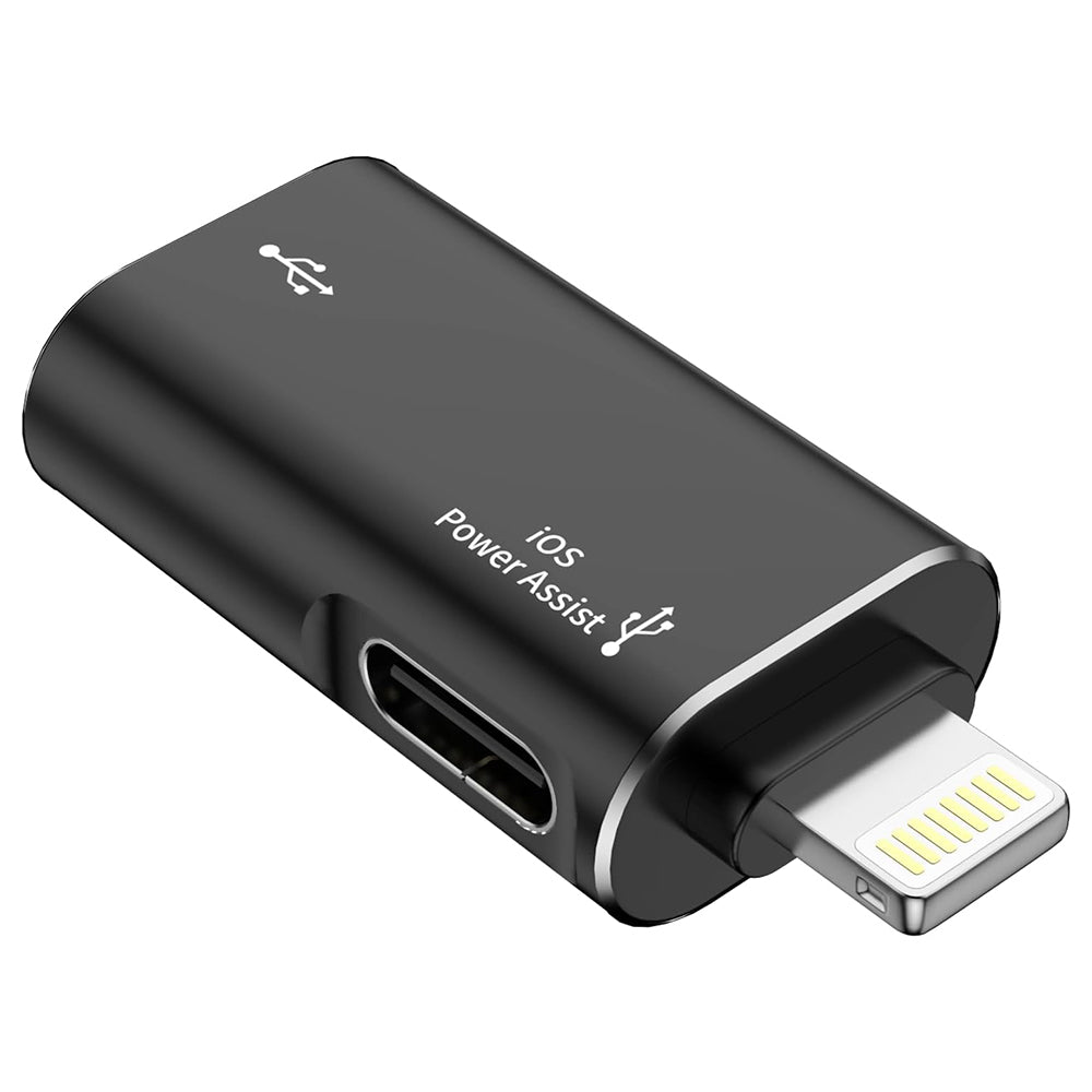 Προσαρμογέας OTG Lightning - USB-A Techsuit A18 AluVoltX, Μαύρο