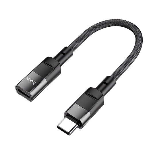 Προσαρμογέας δεδομένων και φόρτισης HOCO U107 Lightning - USB-C HOCO U107, 0.1m, Μαύρο