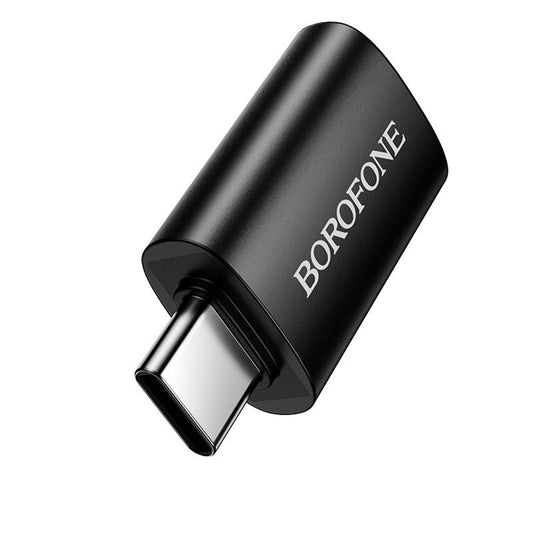 Προσαρμογέας OTG USB-C - USB-A Borofone BV26C, Μαύρο