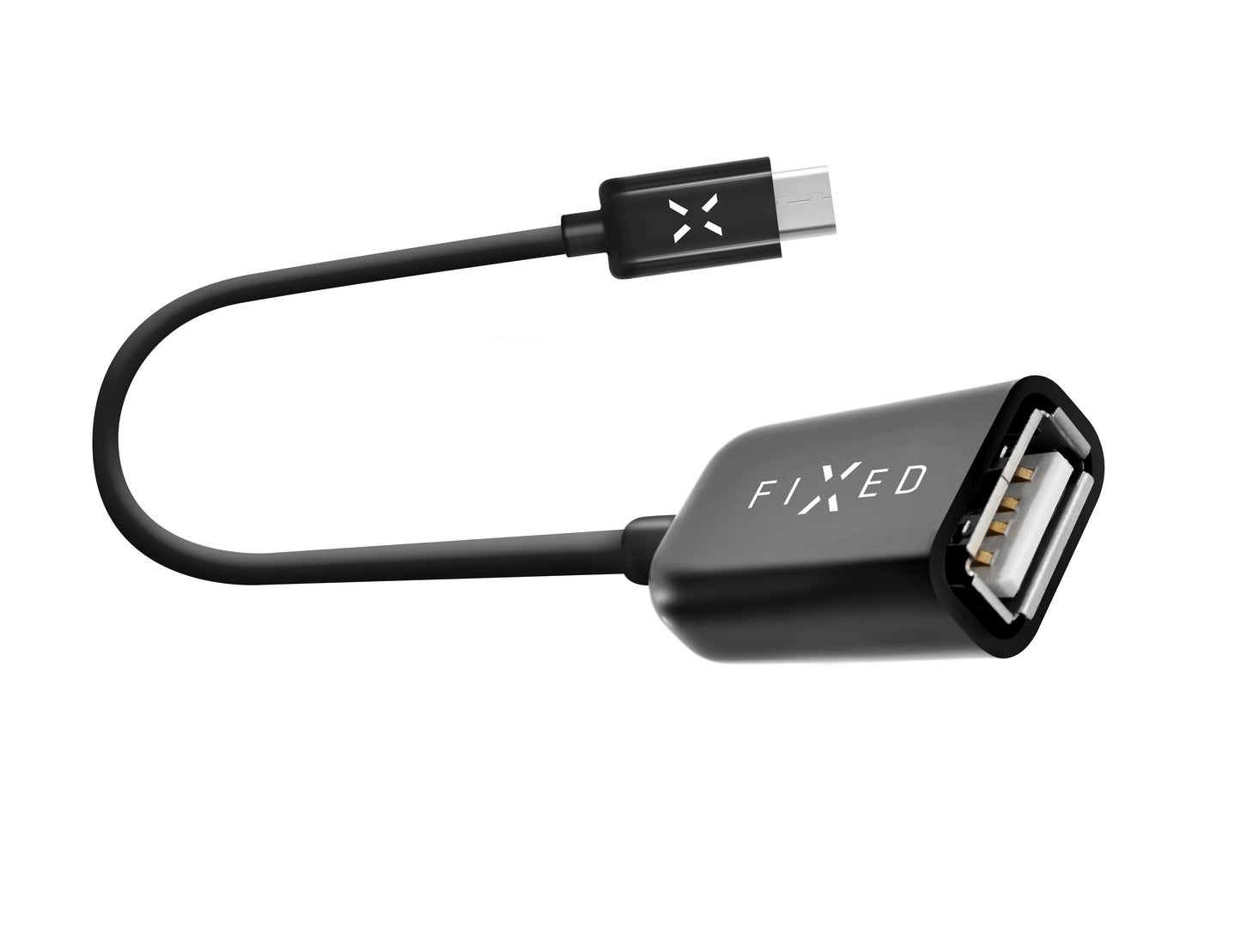 Προσαρμογέας OTG USB-C - USB-A Fixed, Μαύρο