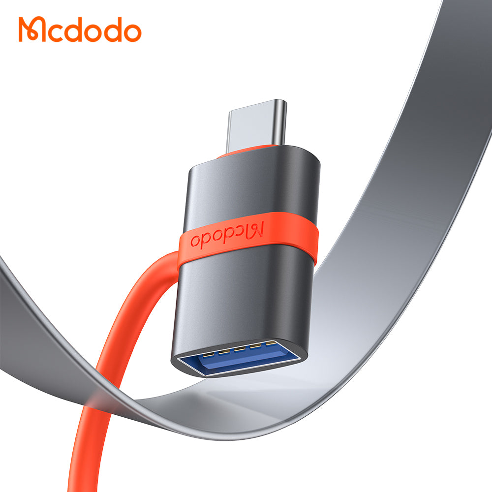 Προσαρμογέας OTG USB-C - USB-A McDodo OT-3810, Γκρι