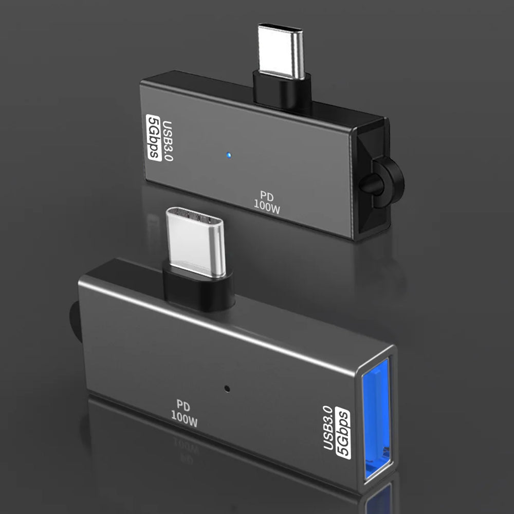 Προσαρμογέας OTG USB-C - USB-A Techsuit A21, Γκρι