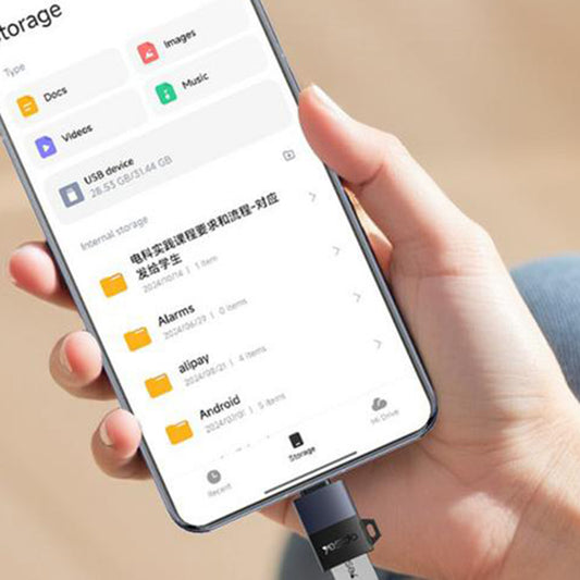 OTG USB-C to USB-A Yesido GS31 Adapter, Gray