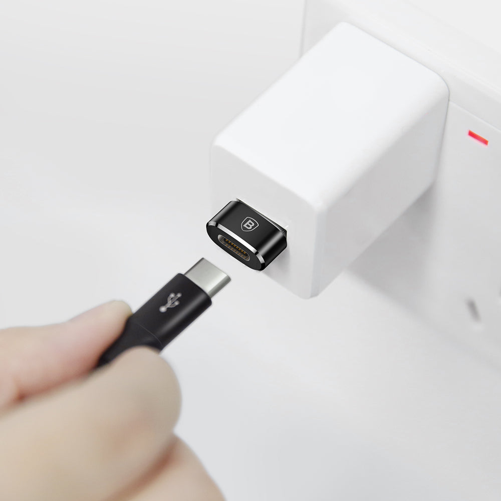 Προσαρμογέας Δεδομένων και Φόρτισης USB-C - USB-A Baseus, Μαύρος CAAOTG-01