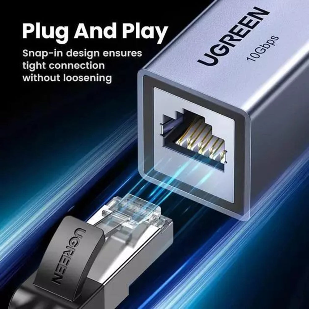 Προσαρμογέας Δικτύου UGREEN NW261, RJ45 - RJ45, Μαύρος