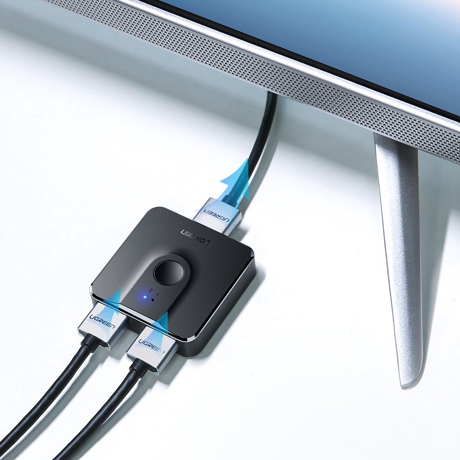 Switch Video HDMI UGREEN CM217, Μαύρο