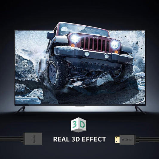 UGREEN 20137 Video Adapter, miniHDMI - HDMI, 4K, Black