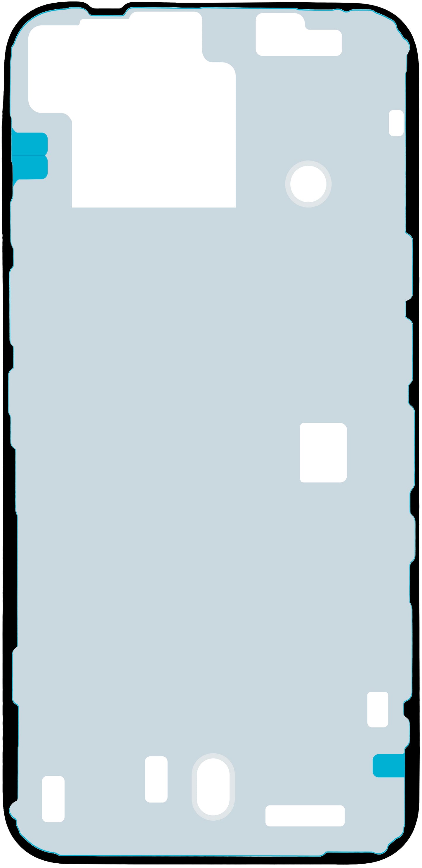 Κόλλα Καπάκι Μπαταρίας Apple iPhone 14, Service Pack 923-08091