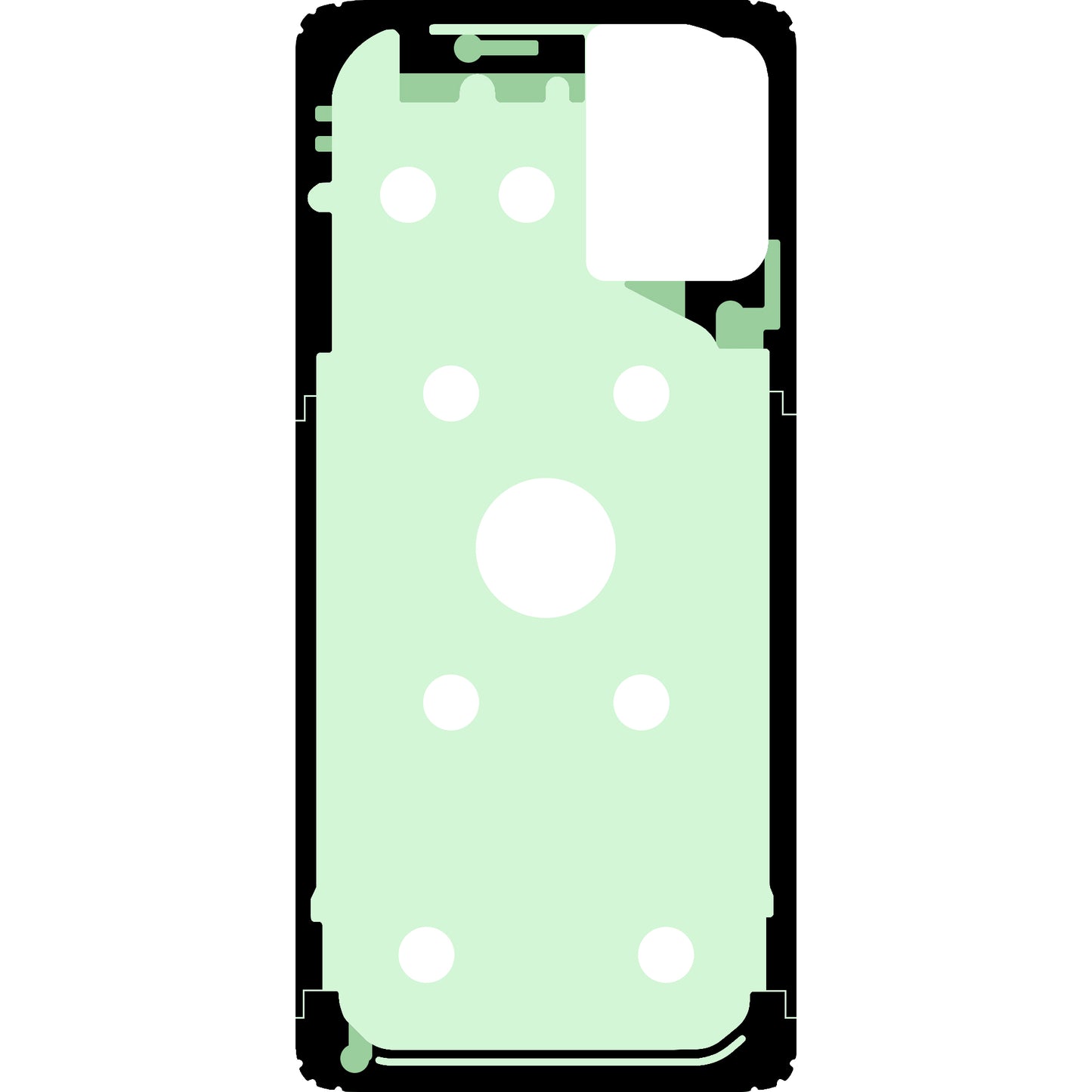 Κόλλα Καπάκι Μπαταρίας Samsung Galaxy A51 5G A516, Service Pack GH81-18660A