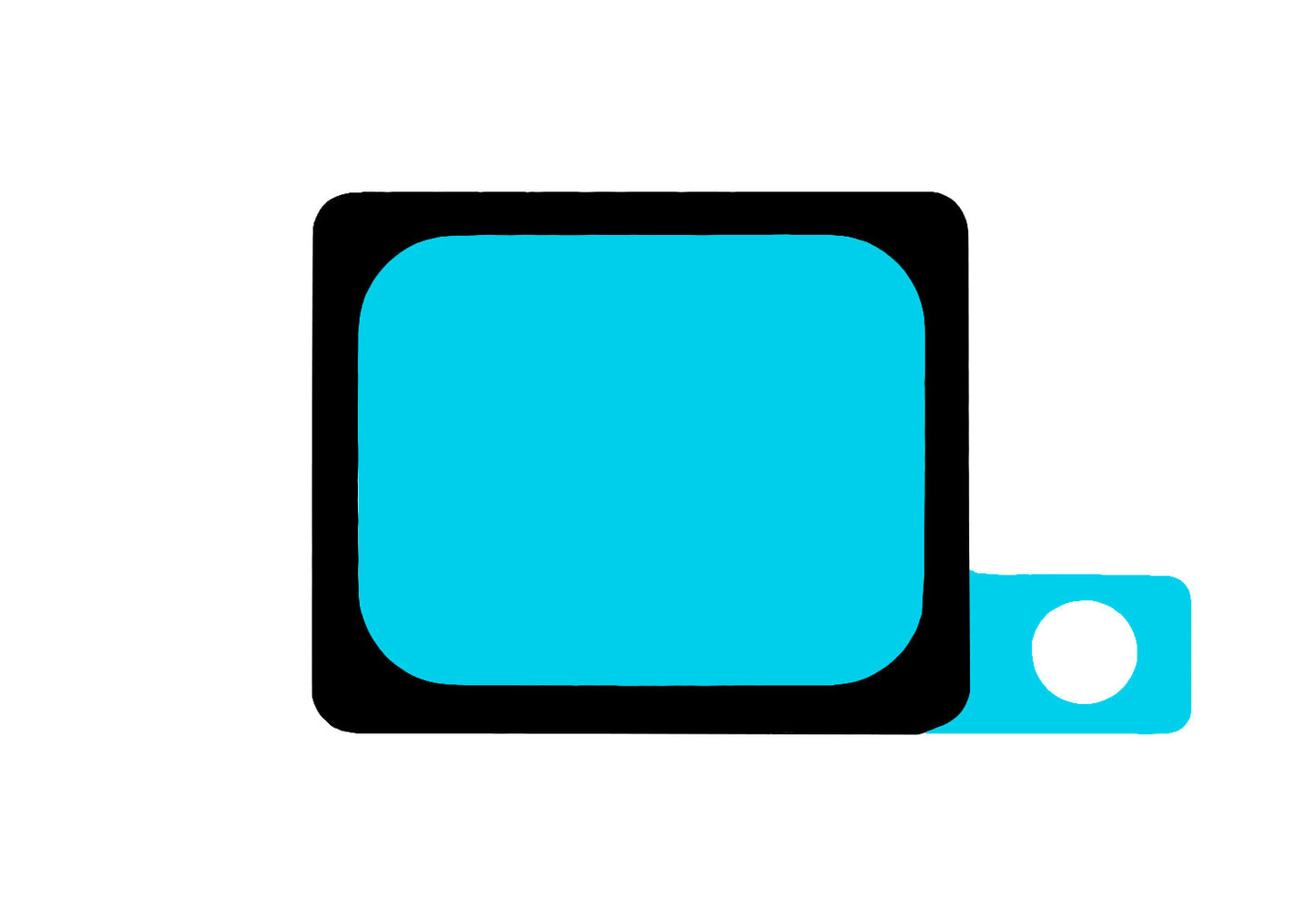 Κόλλα Διασκορπιστή Honor X7d 5G / 400 Smart 5G, Service Pack 9707ACAT