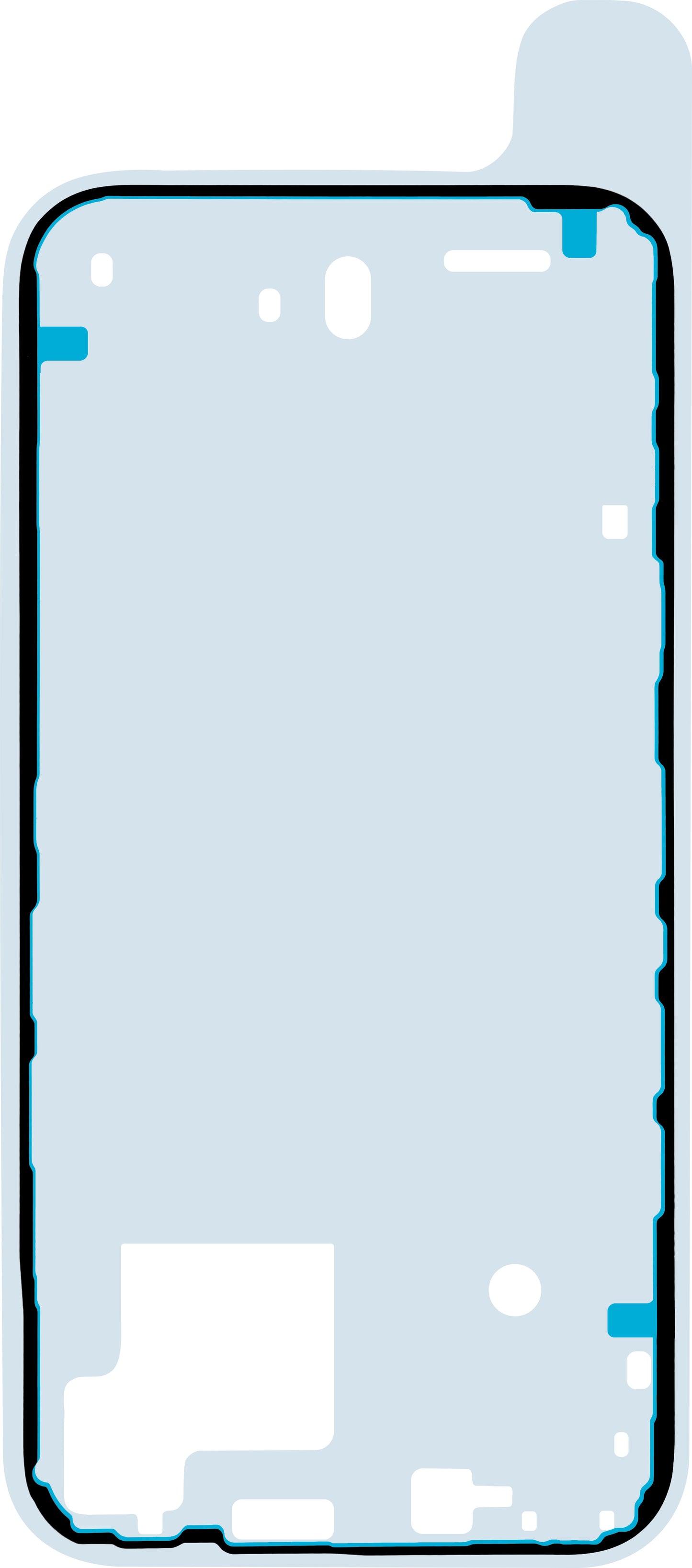 Κόλλα Οθόνης Apple iPhone 14 Plus, Service Pack 923-08093