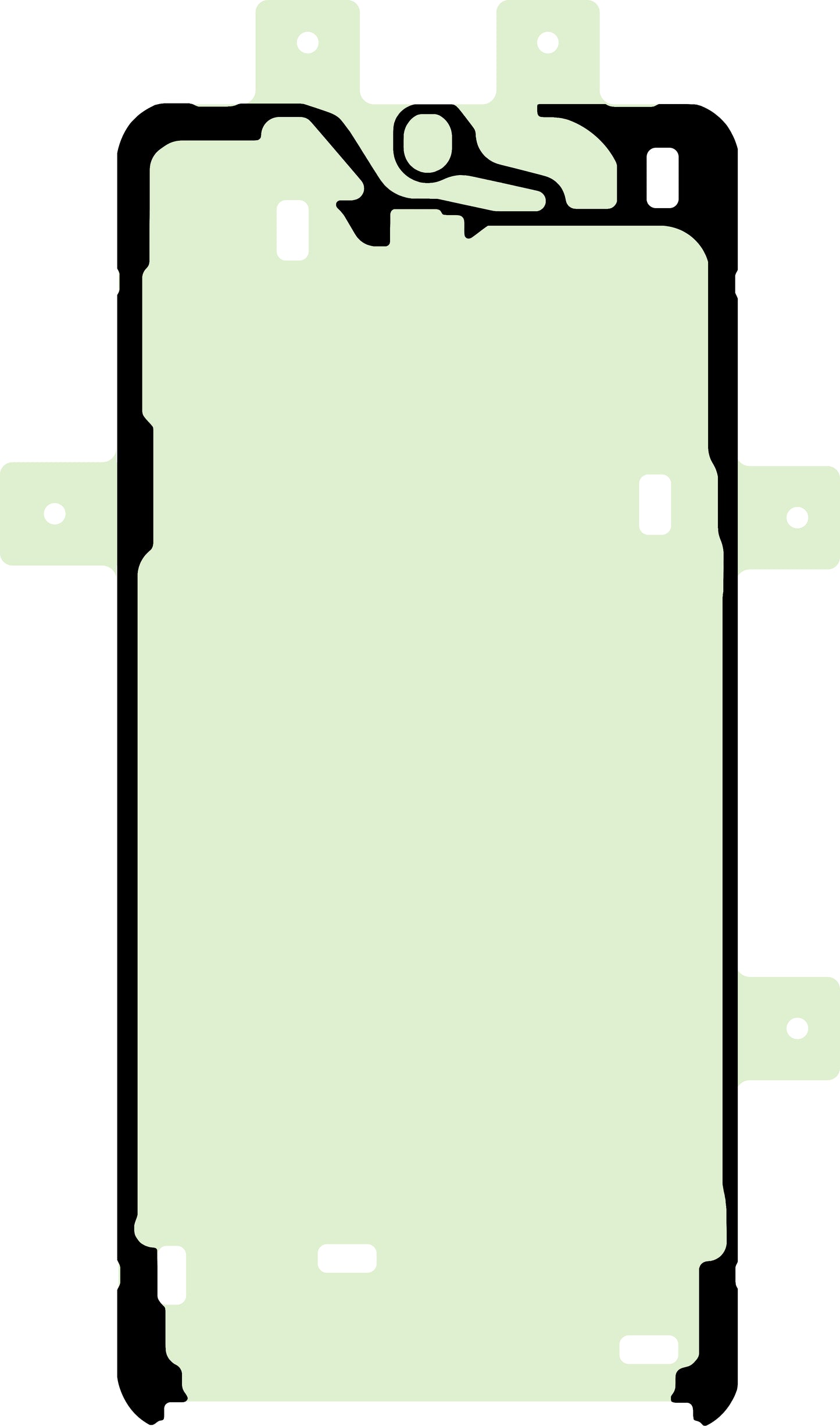 Κόλλα Οθόνης Samsung Galaxy S24+ S926, Service Pack GH81-24780A