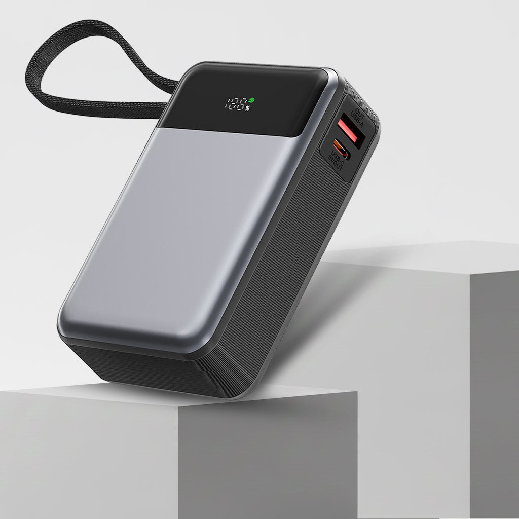 Εξωτερική Μπαταρία Acefast M21, 20000mAh, 65W, QC + PD, 1 x USB-A - 2 x USB-C, Μαύρη