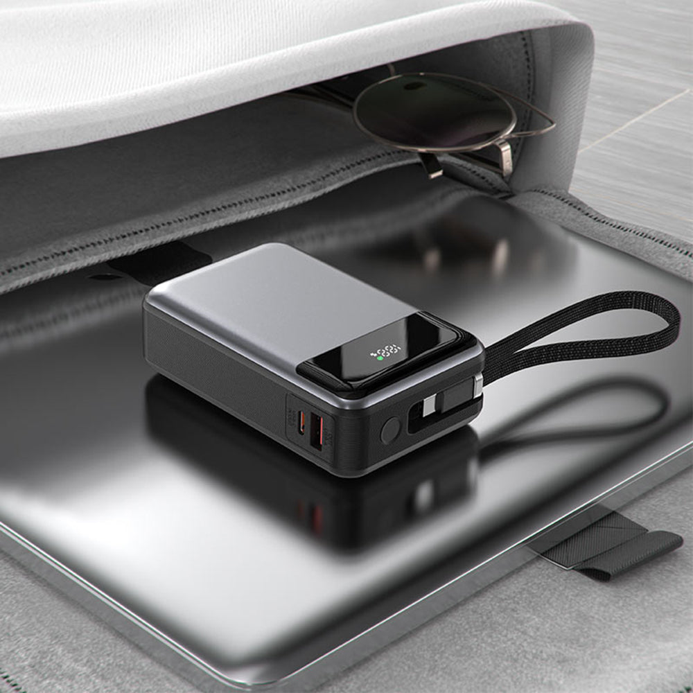 Εξωτερική Μπαταρία Acefast M21, 20000mAh, 65W, QC + PD, 1 x USB-A - 2 x USB-C, Μαύρη