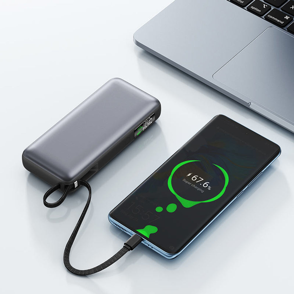 Εξωτερική Μπαταρία Acefast M22, 20000mAh, 130W, QC + PD, 1 x USB-A - 2 x USB-C, Μαύρη