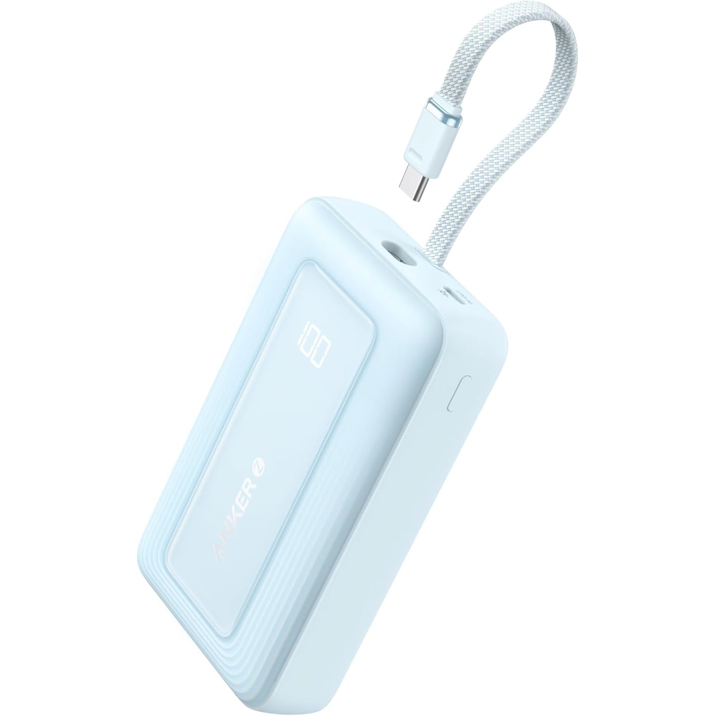 Εξωτερική Μπαταρία Anker Zolo, 20000mAh, 30W, QC + PD, 1 x USB-A - 2 x USB-C, Μπλε A1689031