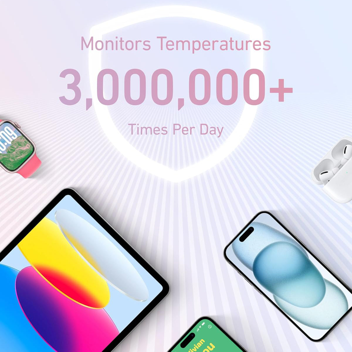 Εξωτερική Μπαταρία Anker Zolo, 20000mAh, 30W, QC + PD, 1 x USB-A - 2 x USB-C, Μπλε A1689031