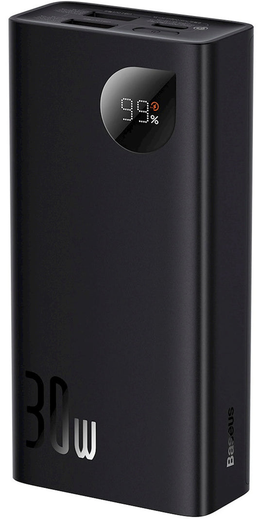 Εξωτερική Μπαταρία Baseus Adaman2, 10000mAh, 30W, QC + PD, 1 x USB-C - 2 x USB-A, Μαύρη PPAD040101