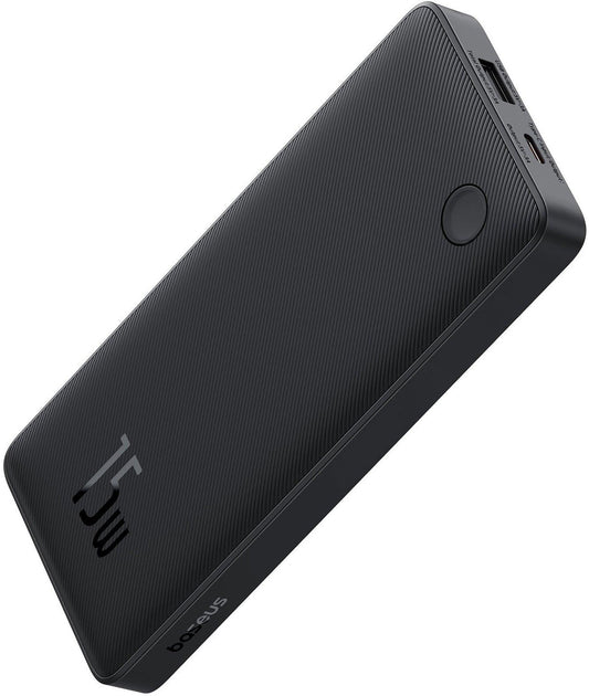 Εξωτερική μπαταρία Baseus Airpow Lite, 10000mAh, 15W, 1 x USB-A - 1 x USB-C, μαύρο P10067500123-00