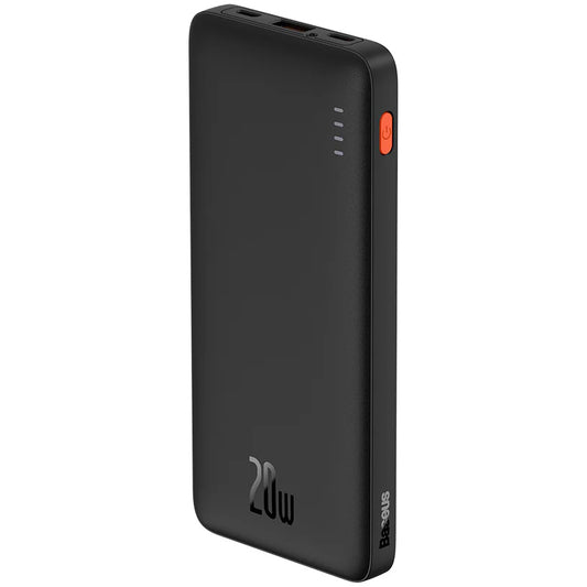 Εξωτερική μπαταρία Baseus Airpow, 10000mAh, 20W, QC + PD, 1 x USB-A - 1 x USB-C, μαύρο PPQD090001