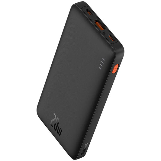 Εξωτερική μπαταρία Baseus Airpow, 10000mAh, 20W, QC + PD, 1 x USB-A - 1 x USB-C, μαύρο PPQD090001