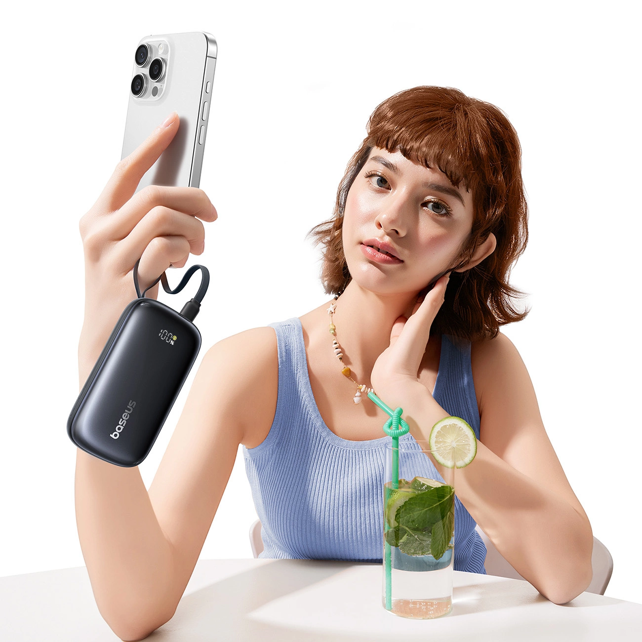 Εξωτερική Μπαταρία Baseus EnerFill FC21 QPow 3 Ultra, 10000mAh, 22.5W, QC + PD, 1 x USB-A - 1 x USB-C, Μαύρη