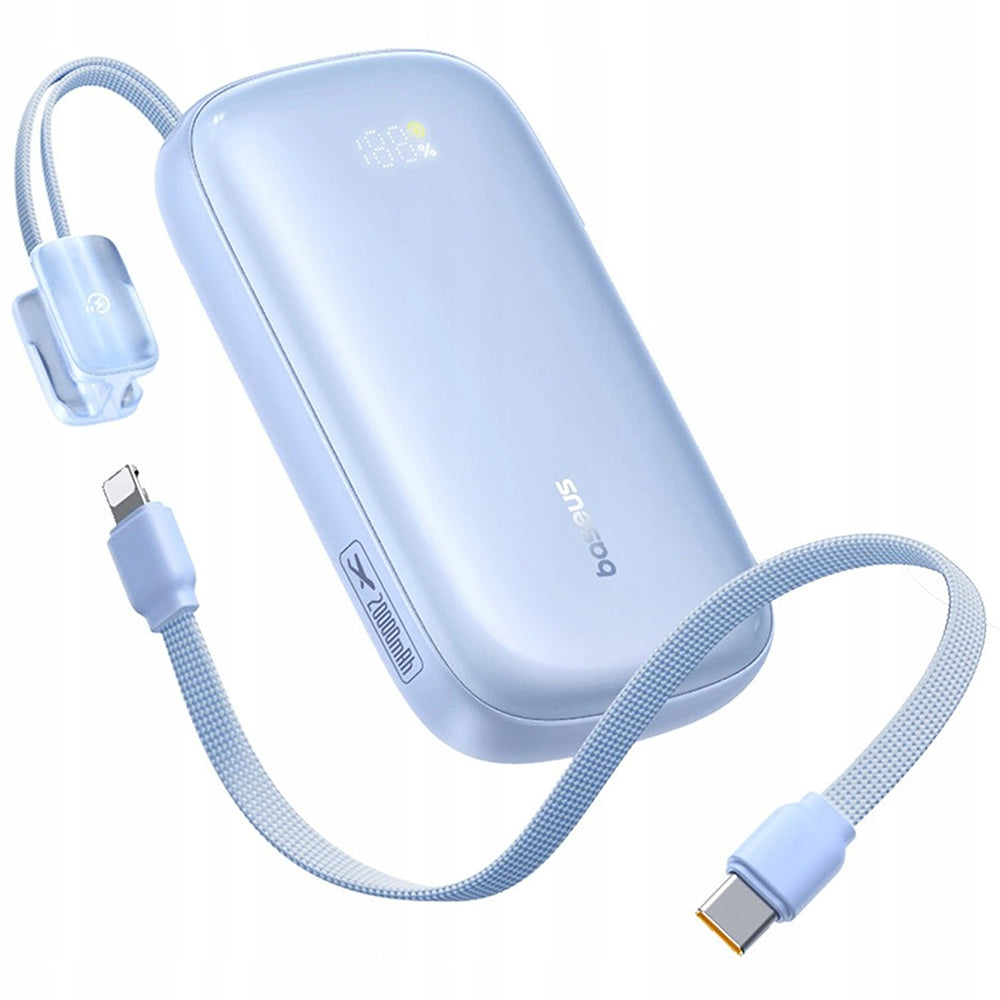 Εξωτερική Μπαταρία Baseus EnerFill FC21 Qpow 3 Ultra, 10000mAh, 22.5W, QC + PD, 1 x USB-A - 1 x USB-C, Μπλε E0027L03