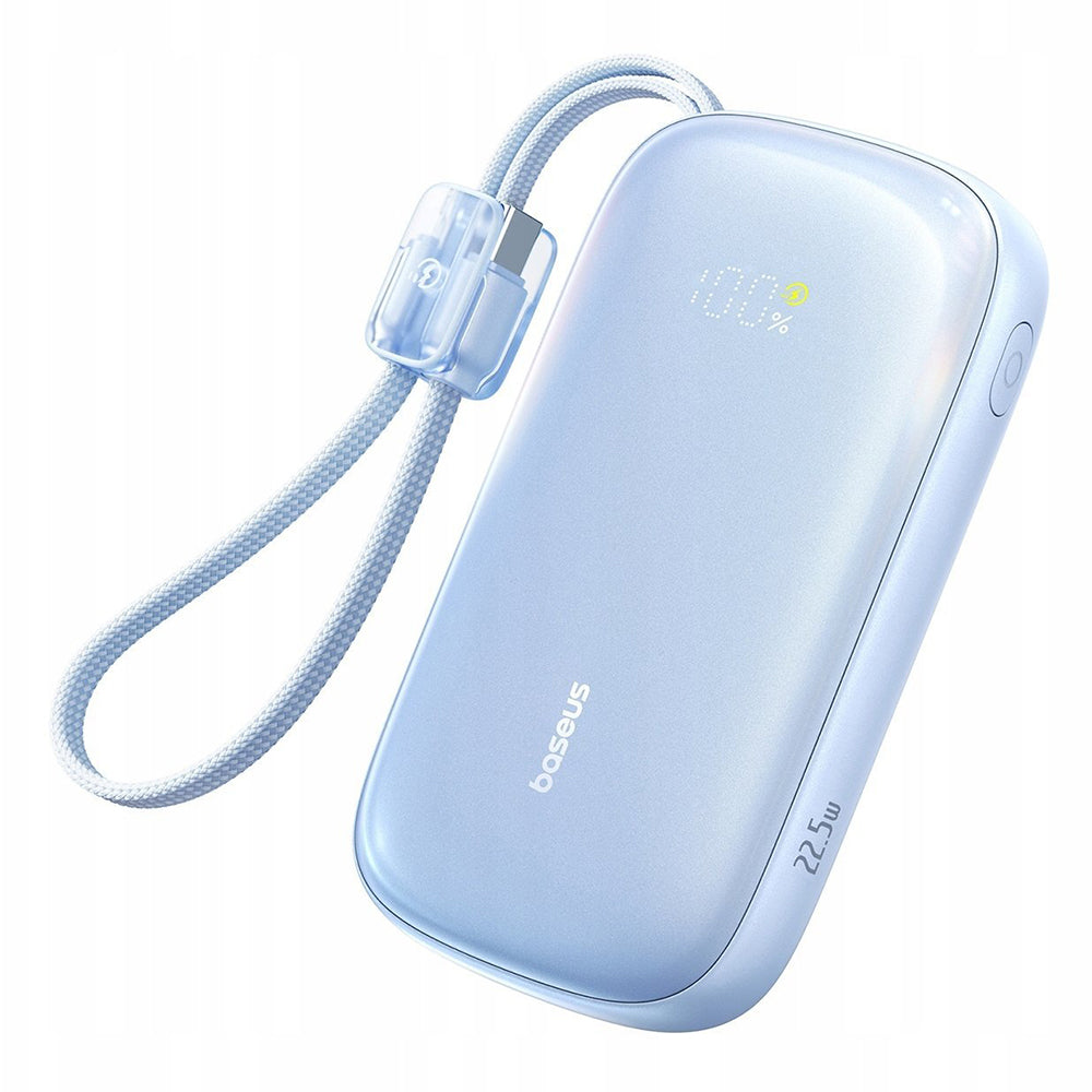 Εξωτερική Μπαταρία Baseus EnerFill FC21 Qpow 3 Ultra, 10000mAh, 22.5W, QC + PD, 1 x USB-A - 1 x USB-C, Μπλε E0027L03
