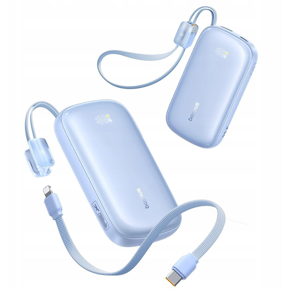 Εξωτερική Μπαταρία Baseus EnerFill FC21 Qpow 3 Ultra, 20000mAh, 22.5W, QC + PD, 1 x USB-A - 1 x USB-C, Μπλε E0027M03