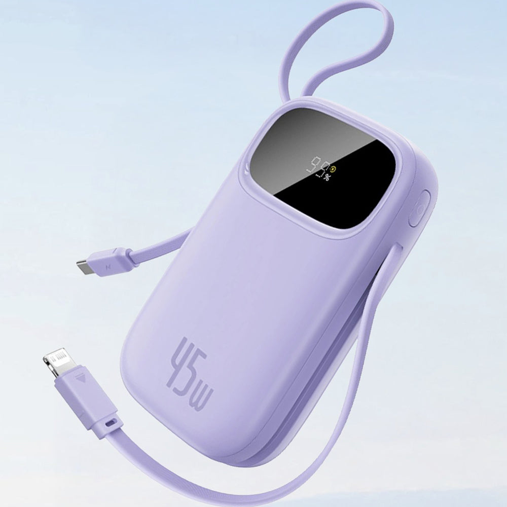 Εξωτερική Μπαταρία Baseus EnerFill FC31 Qpow 3, 10000mAh, 45W, QC + PD, 1 x Lightning - 1 x USB-A - 2 x USB-C, Μπλε E0028C03